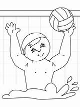 Waterpolo Coloring Pages Sports Summer Printable Online ζωγραφιζω Easily Print Coloringpagebook sketch template