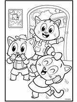 Kittens Rhymes Crayola Coloriage sketch template