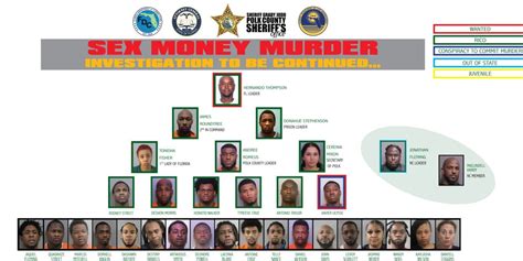 Major Crackdown In Florida On Notorious Street Gang “sex Money Murder”