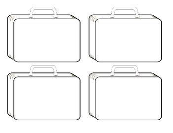 suitcase template  ss designs teachers pay teachers