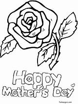 Coloring Mothers Pages Roses Printable Happy Red Rose Mother Sheets Para Colorear Color Dibujos Flowers Print Kids Imagenes Flower Con sketch template