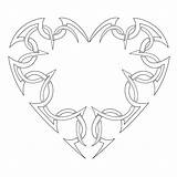 Heart Printable Stencil Template Templates Diy Tattootribes Tattoo Stencils Designs 100ideas Print Patterns Hearts Pattern Idinfo Coloring Pages Tribal Permalink sketch template