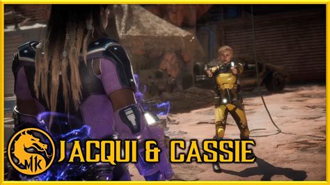 Mortal Kombat 11 Todas As Falas Entre Cassie Cage And Jacqueline Briggs