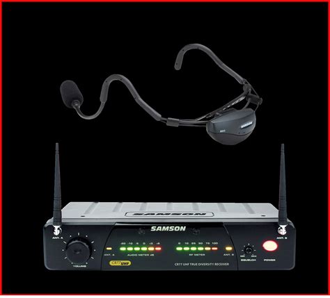 samson airline  hs aero uhf wireless aerobic headset microphone system  mhz south