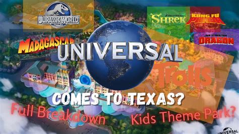 universals  texas park youtube