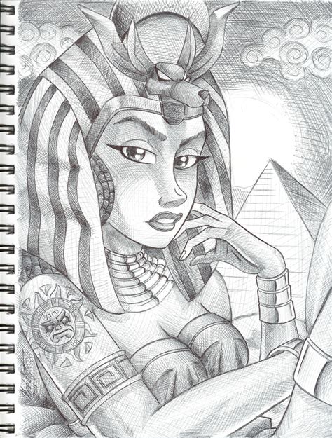 egyptian goddess by anubis2kx on deviantart