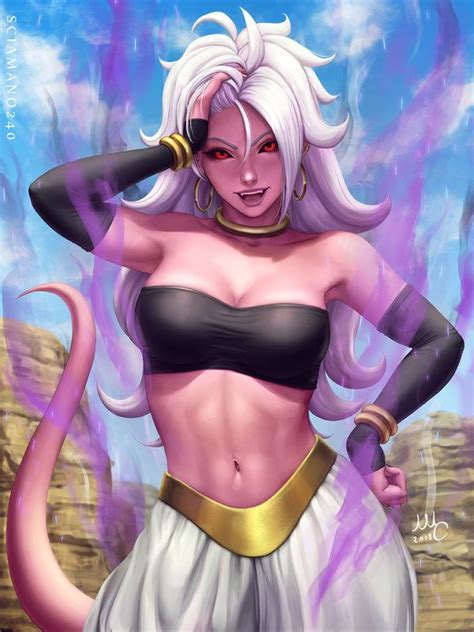 majin android 21 db fighterz 2v on deviantart anime and