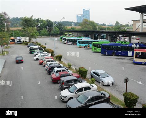 kuala lumpur malaysia jun   cars  parking lot  kuala