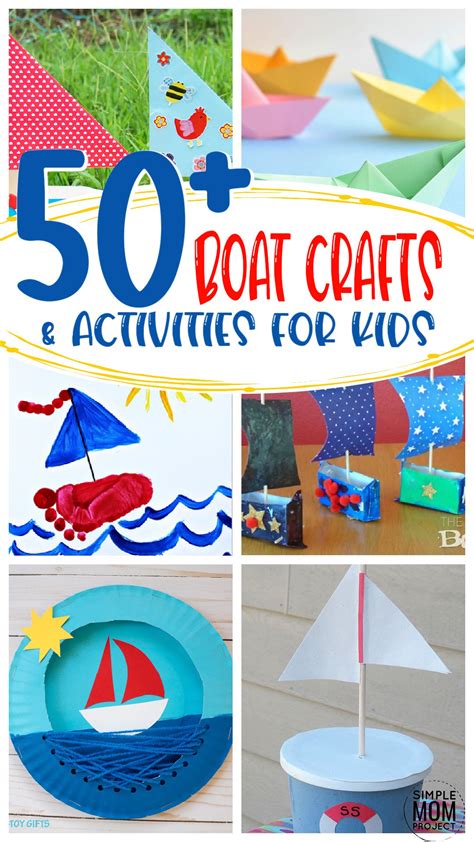 easy  fun preschool boat crafts  activities simple mom project