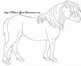 Shetland Pony Lineart Hikari Yumi Deviantart Downloads sketch template