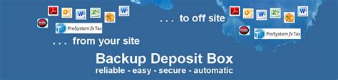 plan  successful  backup backup deposit box