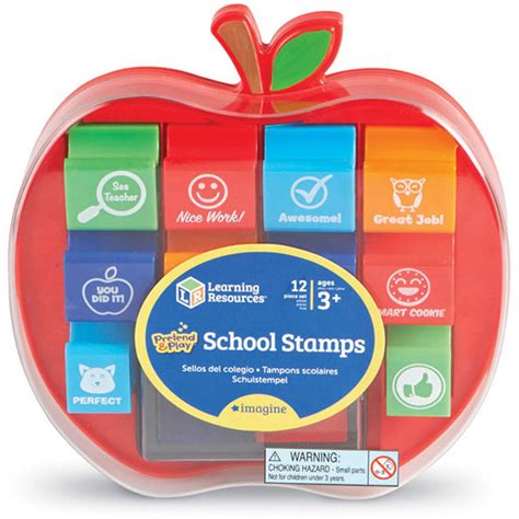 pretend  play school stamps ler learning resources