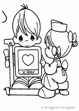 Coloring Moments Nurse Pages Precious School Printable Sheets Colouring Clipart Well Nursing Print Book Library Children sketch template