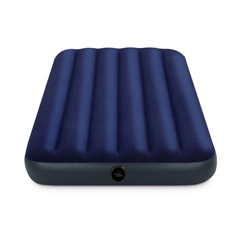 Intex Twin 8 75 Classic Downy Inflatable Airbed Mattress Blue