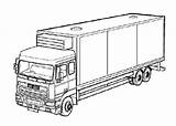 Coloring Pages Trucks Truck Cartoon Reply sketch template