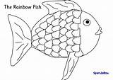Trout Rainbow Coloring Pages Getcolorings Printable Fish Kids Color sketch template