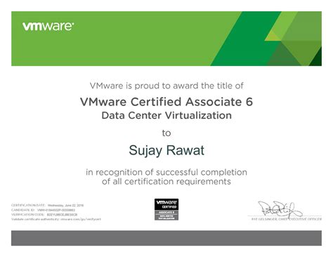 vmware certified associate  data center virtualization certificate  docdroid