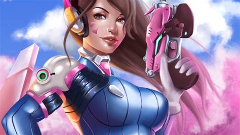 Dva Overwatch Artworks Wallpaper Hd Games Wallpapers 4k Wallpapers