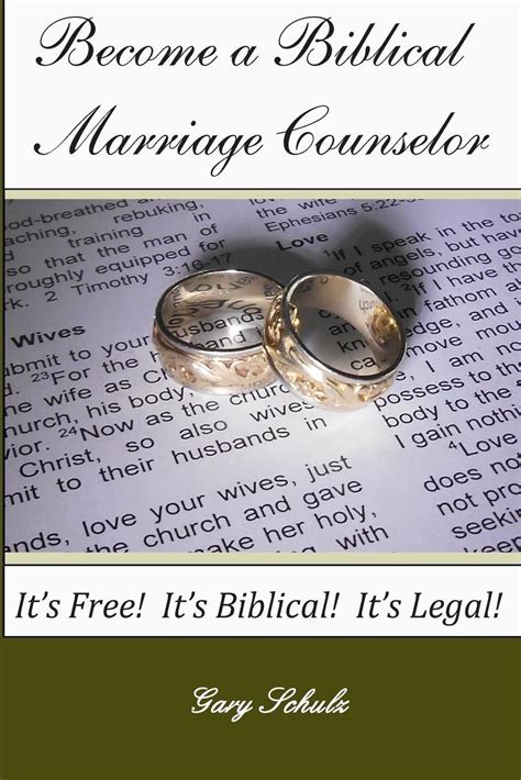 Become A Biblical Marriage Counselor By Gary Schulz English Paperback