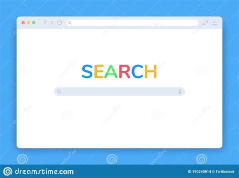 internet search window browser search engine page blank website tab