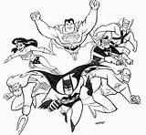 Coloring Dc Friends Super Pages Popular Batman sketch template