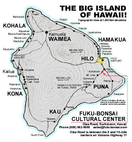 big island map authorized retailers