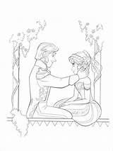 Coloring Frozen Pages Valentine Pdf Colouring Ai Also Anna sketch template