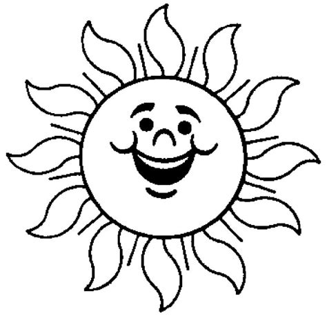 smiling sun coloring pages sun coloring pages moon coloring pages