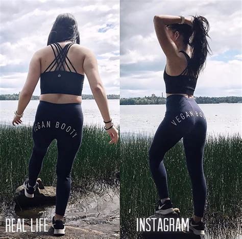 Real Life Vs Instagram Body Positivity Photos Popsugar