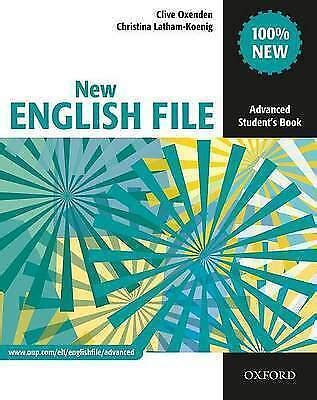 oxford  english file advanced level students book coursebook atbrand newat  ebay