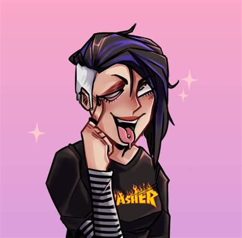 edgy anime girl pfp