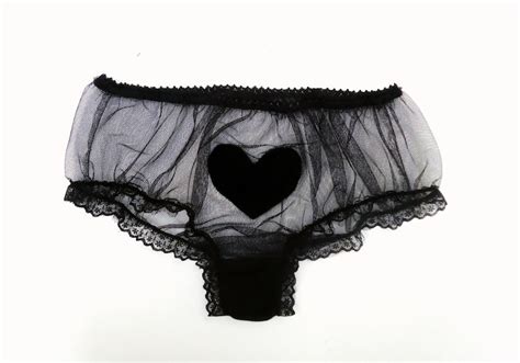 Sheer Panties Sheer Lingerie Sheer Black Panties Romantic Etsy