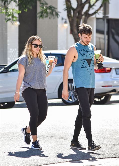 pregnant hilary duff and matthew koma out in los angeles