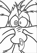 Looney Tunes Coyote Wile Wecoloringpage sketch template