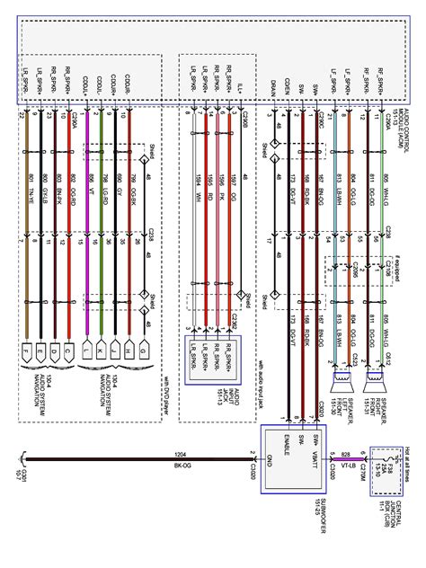ford  car stereo wiring diagram