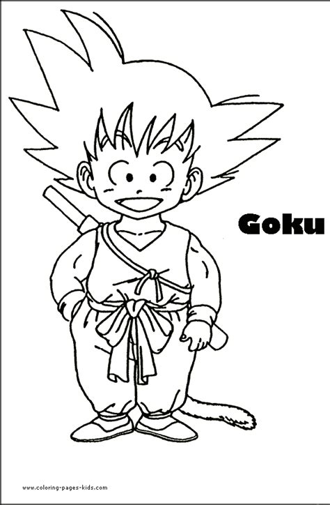 kid goku coloring pages   kid goku coloring pages png