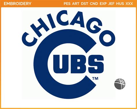 chicago cubs logos sports logos embroidery vector  nfl nba
