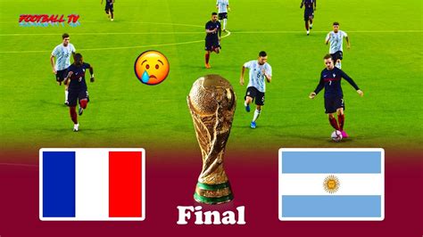 France Vs Argentina Final Fifa World Cup 2022 Match Efootball Pes