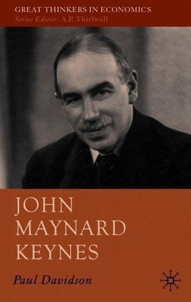John Maynard Keynes Von Paul Davidson Englisches Buch Bücher De