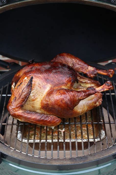 guide to cooking thanksgiving turkey on a big green egg cooking