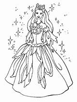 Coloring Princess Pages Color Printable Kids Anime Princesse Disney Barbie Coloriage Dress Princesas Fairy Gif sketch template