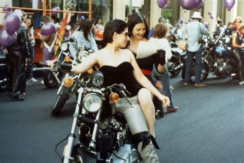 dykes on bikes a moment on a motorcycle turned into a pride tradition