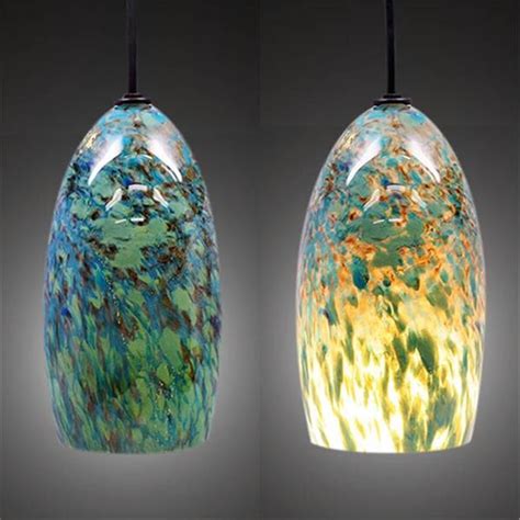 Limited Edition Lemuria Hand Blown Glass Pendant Light Contemporary