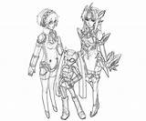 Persona Aigis Arena Coloring Pages Characters Part sketch template