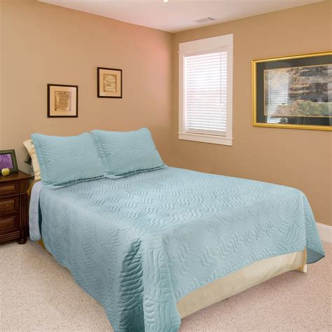 quilt setlightweight bedspread  summer  springbedding coverlet quilt  pillow shams