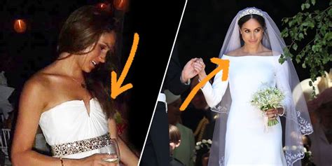 all the ways meghan markle s wedding dress is different from her first one