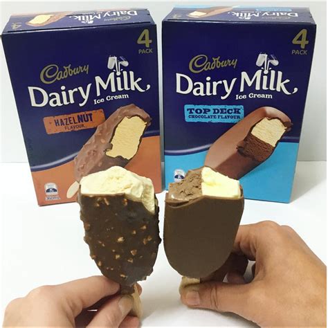 cadbury dairy milk hazelnut and top deck ice cream bars cadbury world pinterest cadbury