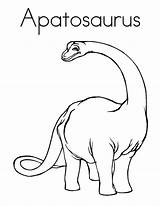 Apatosaurus Coloring Pages Color Jurassic Getcolorings Place Getdrawings sketch template
