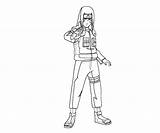 Neji Hyuga Coloring Pages Teenager Random Template sketch template