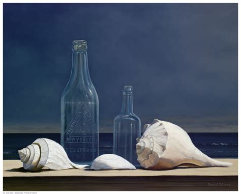 Daniel Pollera Sea Shells And Glass Shell Art Print
